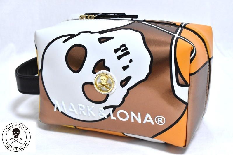 定価3万800円 MARK LONA MILO Clutch Bag MLS 4 C SB 03 マーク ロナ クラッチバッグ スカル