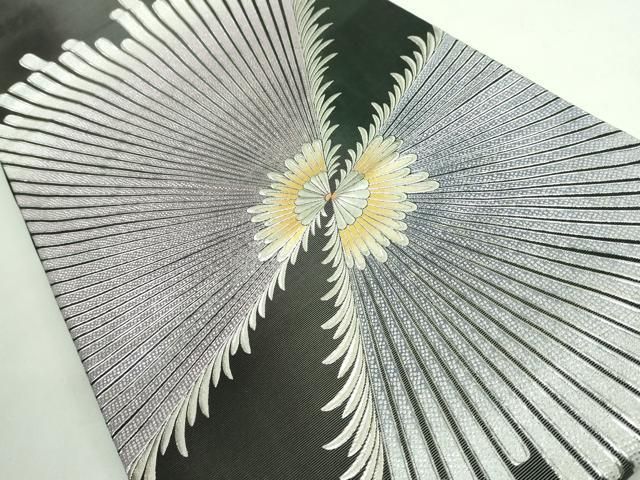 上 金彩友禅 卓越技能者 名工 和田光正 六通柄袋帯 菊 金銀彩 kh 6