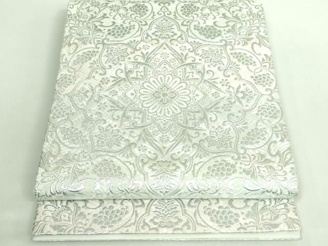 上 金彩友禅 卓越技能者 名工 和田光正 太鼓柄袋帯 正倉院花文 銀彩 kh 6