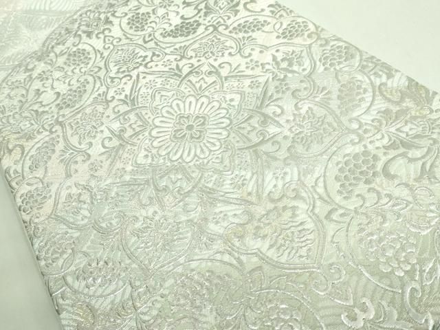  上 金彩友禅 卓越技能者 名工 和田光正 太鼓柄袋帯 正倉院花文 銀彩 kh 6 袋帯 帯