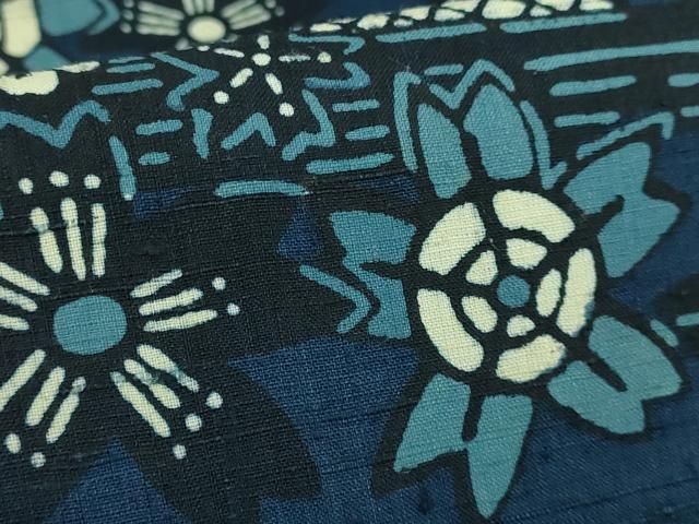 本場琉球紅型 六通柄袋帯