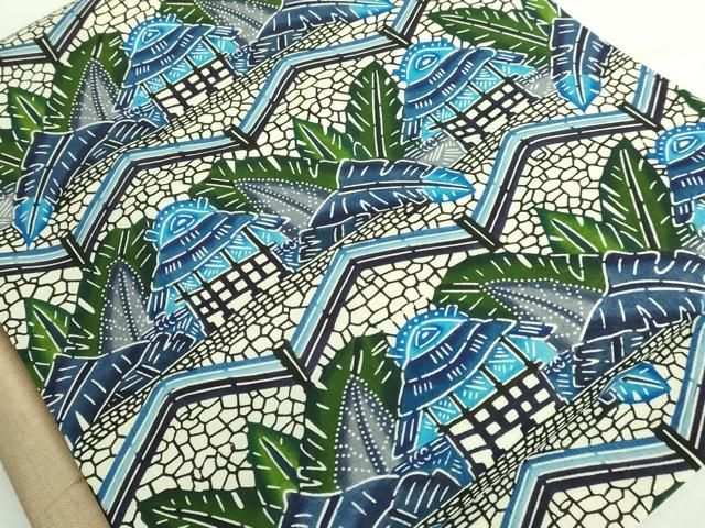 平和屋本店○最高級 城間栄順・城間栄喜・城間栄市 本場琉球紅型 つけ