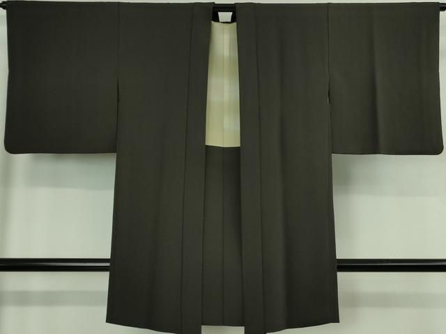 ＃ 上 長羽織 手描き 梟 ふくろう 蝉色地 kh 6