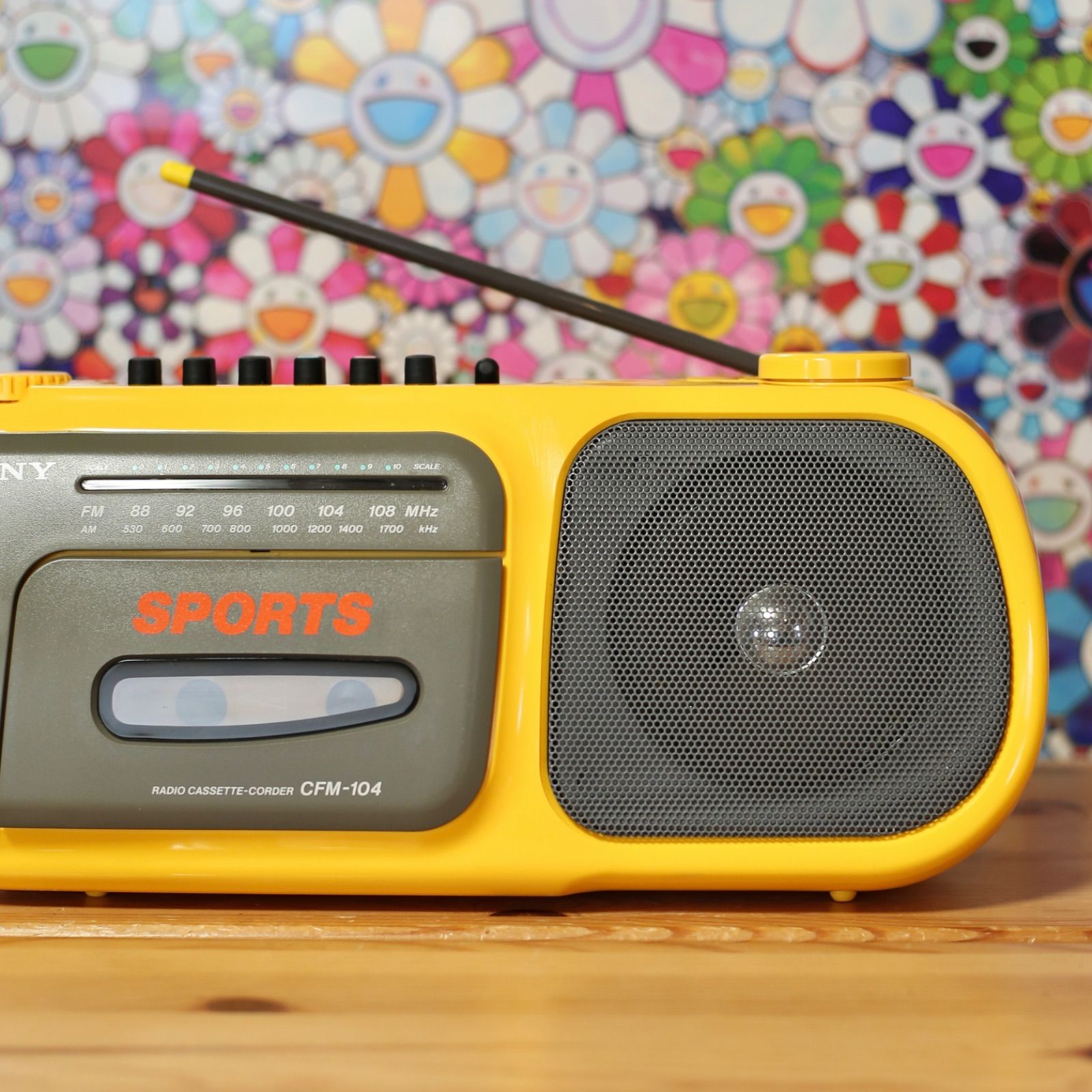 SONY SPORTS CFM-104 防滴仕様 ラジカセ ソニー スポーツシリーズ 90 SONY SPORTS CFM-104 防滴仕様 ラジカセ ソニー スポーツシリーズ 90