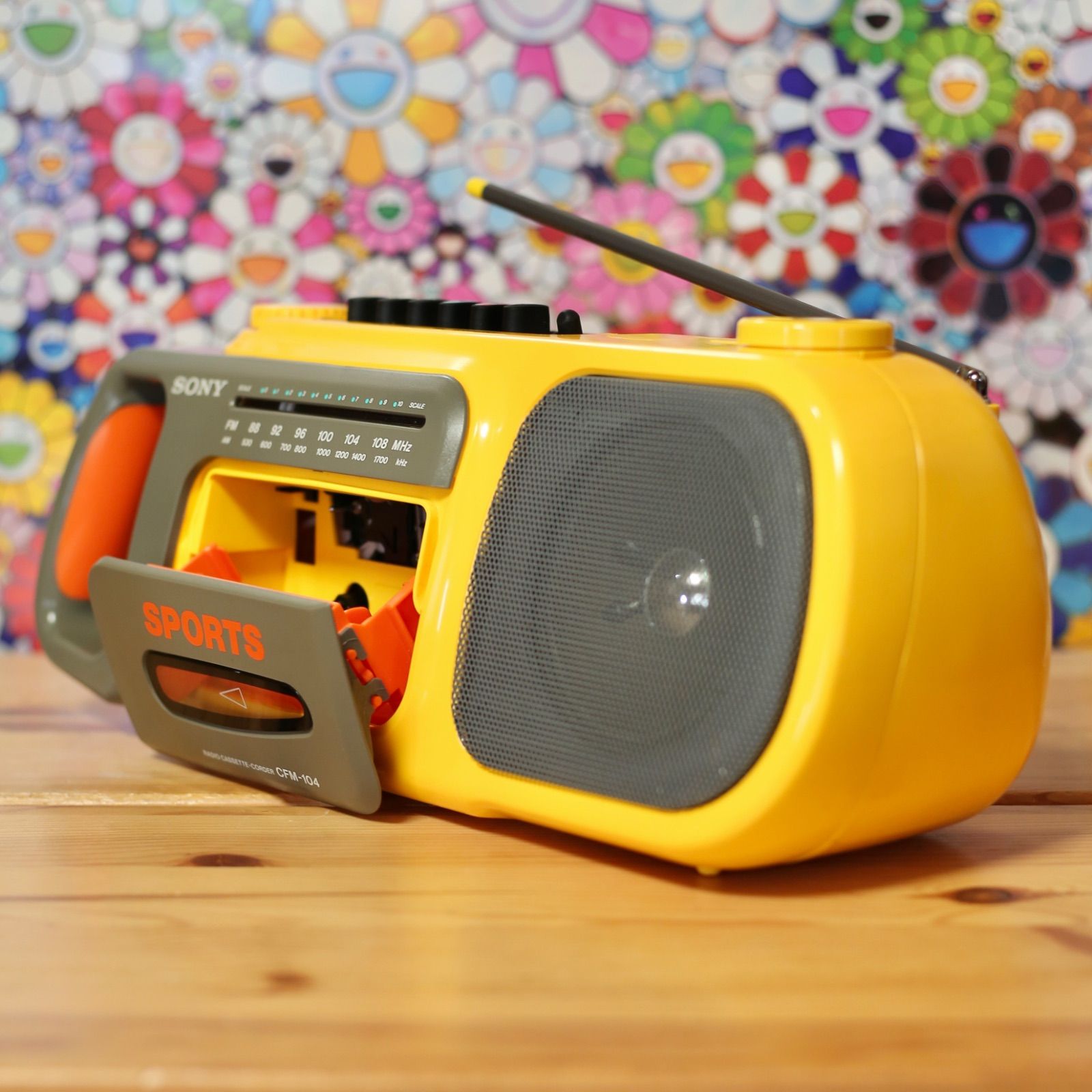 SONY SPORTS CFM-104 防滴仕様 ラジカセ ソニー スポーツシリーズ 90