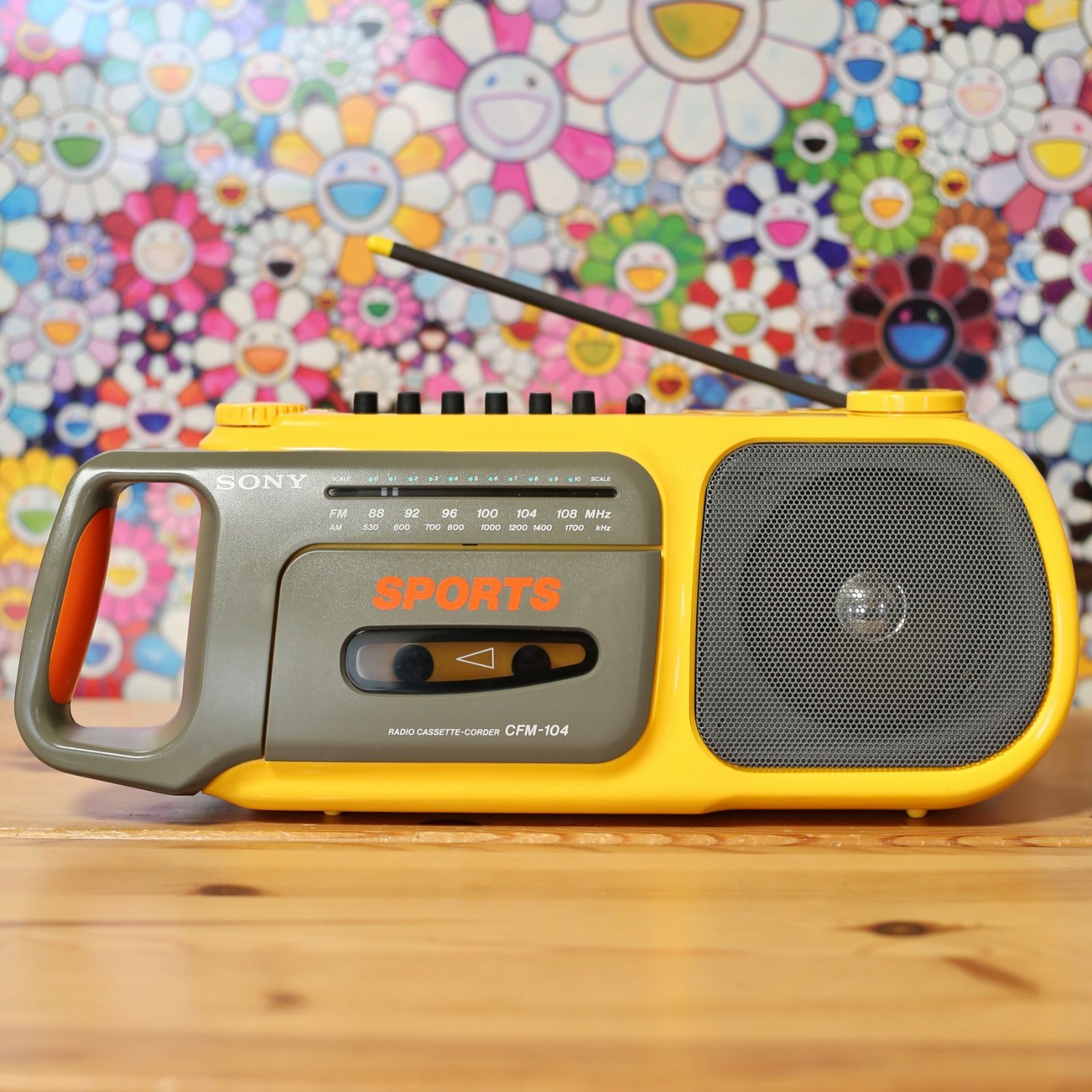 SONY SPORTS CFM-104 防滴仕様 ラジカセ ソニー スポーツシリーズ 90