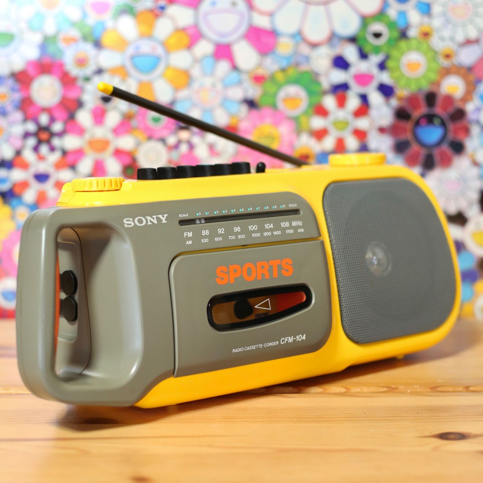 SONY SPORTS CFM-104 防滴仕様 ラジカセ ソニー スポーツシリーズ 90