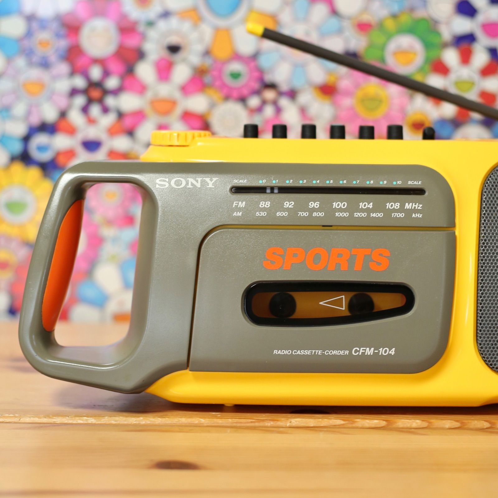 SONY SPORTS CFM-104 防滴仕様 ラジカセ ソニー スポーツシリーズ 90