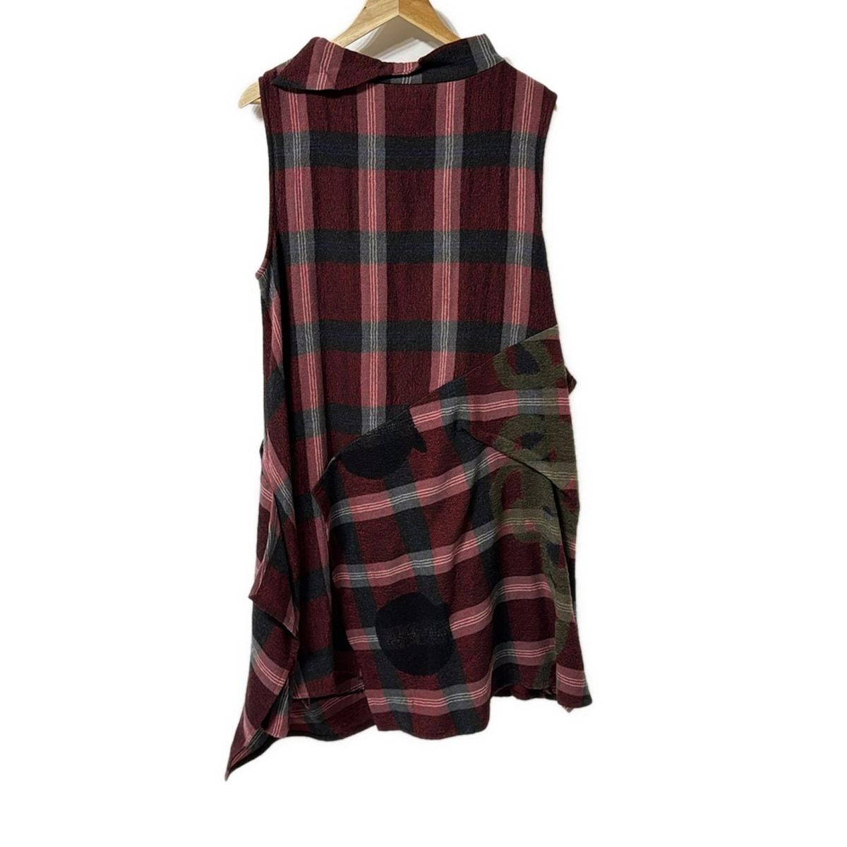 センソユニコ　慈雨　ジウ　ノースリーブワンピース　ドットタンバリン　サイズ40 センソユニコ 慈雨 ジウ ノースリーブワンピース ドットタンバリン