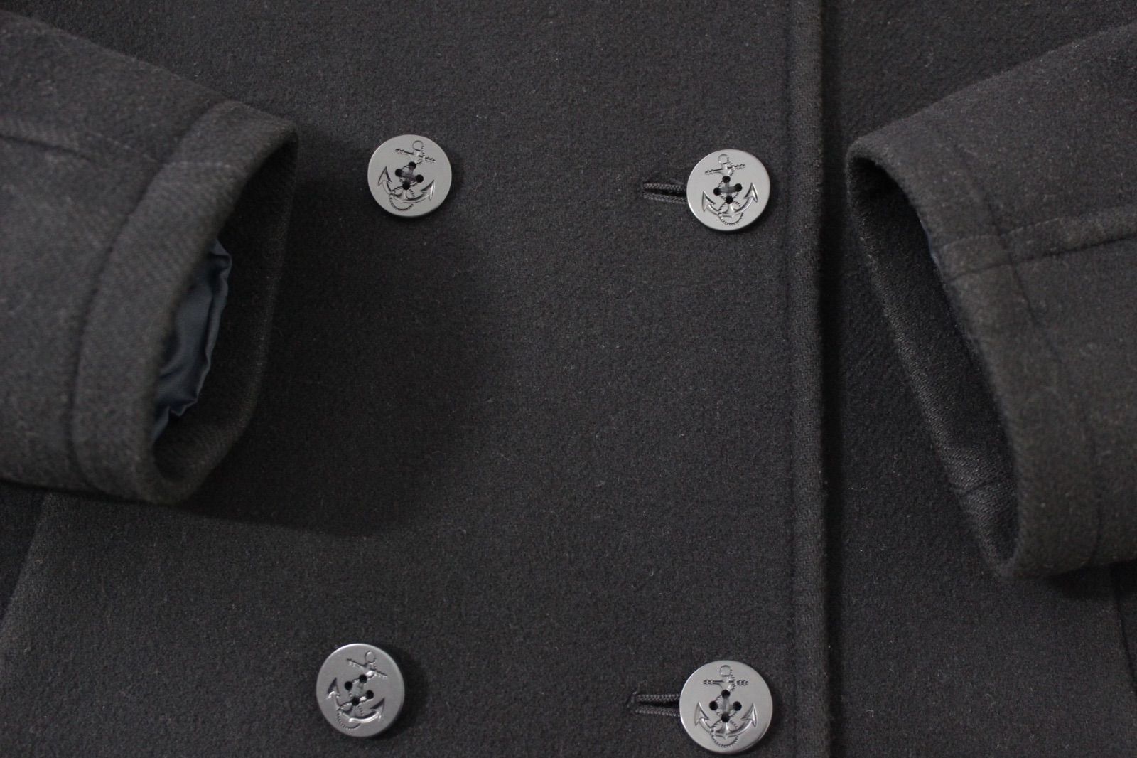 62【美品】イーストボーイ ピーコート 11 ダークネイビー 濃紺 L