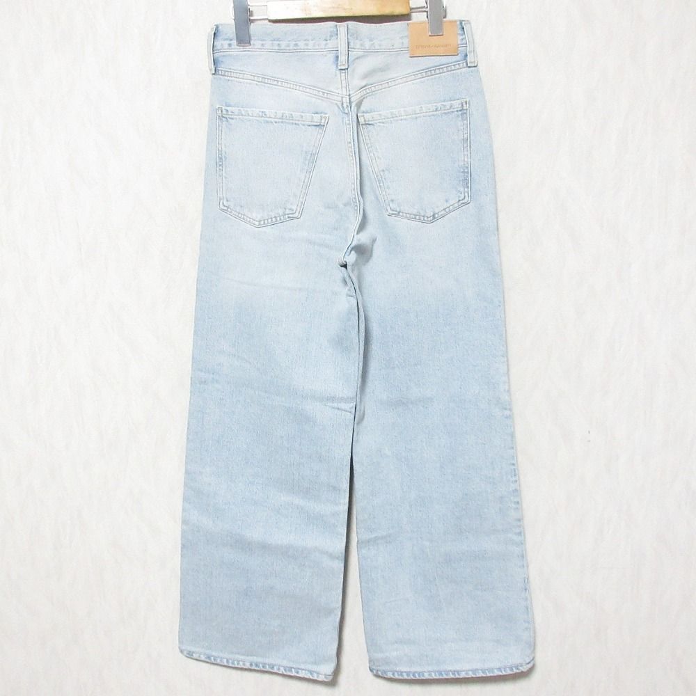 OF シチズンズオブヒューマニティー PALOMA BAGGY DENIM ワイドデニムパンツ 26 ライトブルー レディース 古着