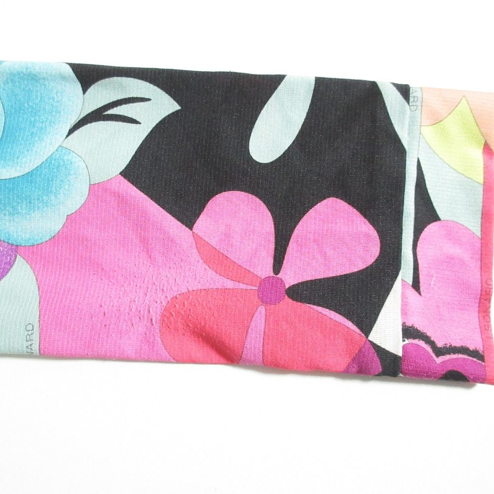 良品 LEONARD SPORT レオナール スポーツ フラワープリント ハイネック