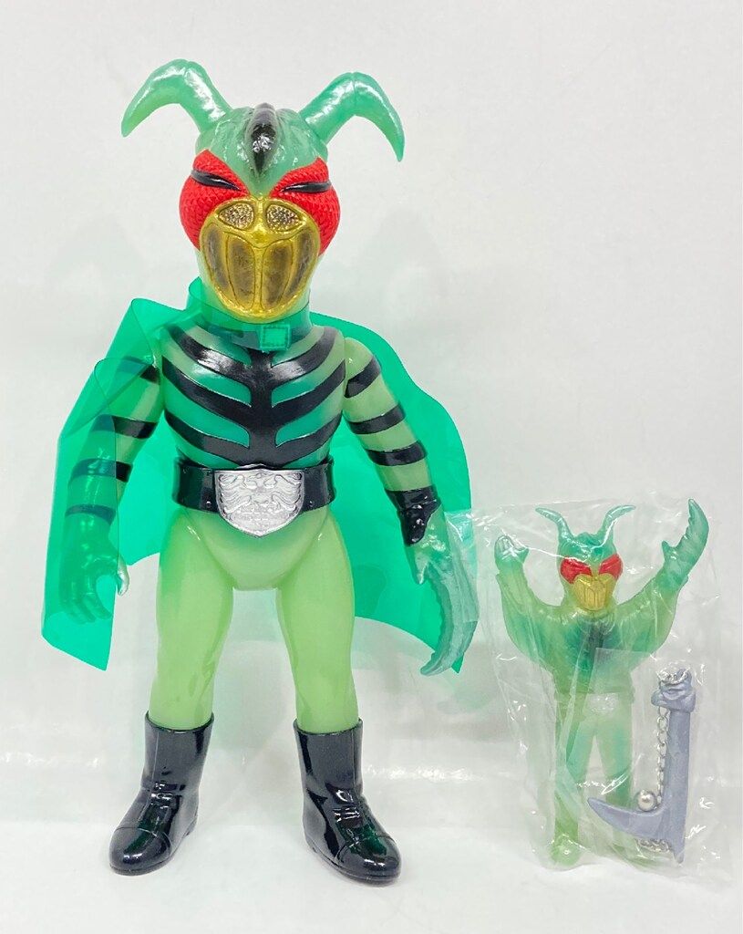 東映レトロソフビコレクション　かまきり男 メディコム・トイ 東映レトロソフビコレクション 仮面ライダー