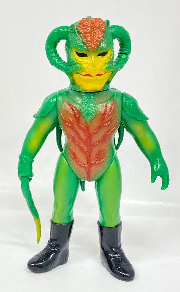 サラセニアン(触手ツタVer.)+ミニソフビ　東映レトロソフビコレクション メディコムトイ×東映レトロソフビ☆ サラセニアン(触手ツタVer.)ミニソフビ