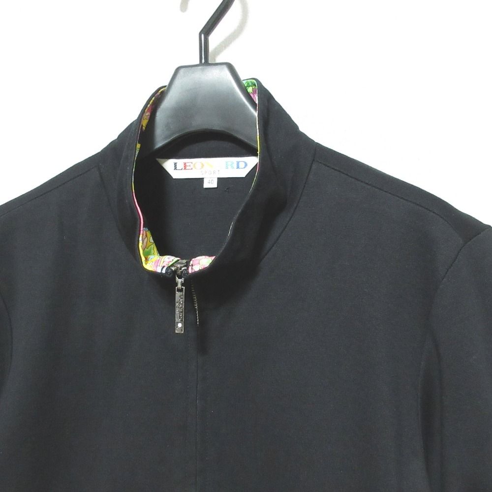 美品 LEONARD SPORT レオナールスポーツ コットン ジップアップ
