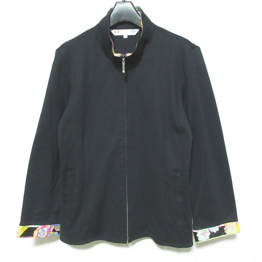 美品 LEONARD SPORT レオナールスポーツ コットン ジップアップ
