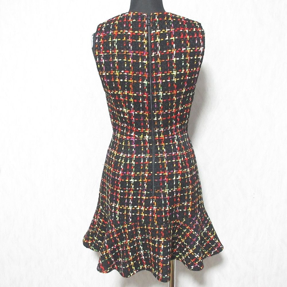 美品 Alice+Olivia アリスアンドオリビア ツイード ノースリーブ