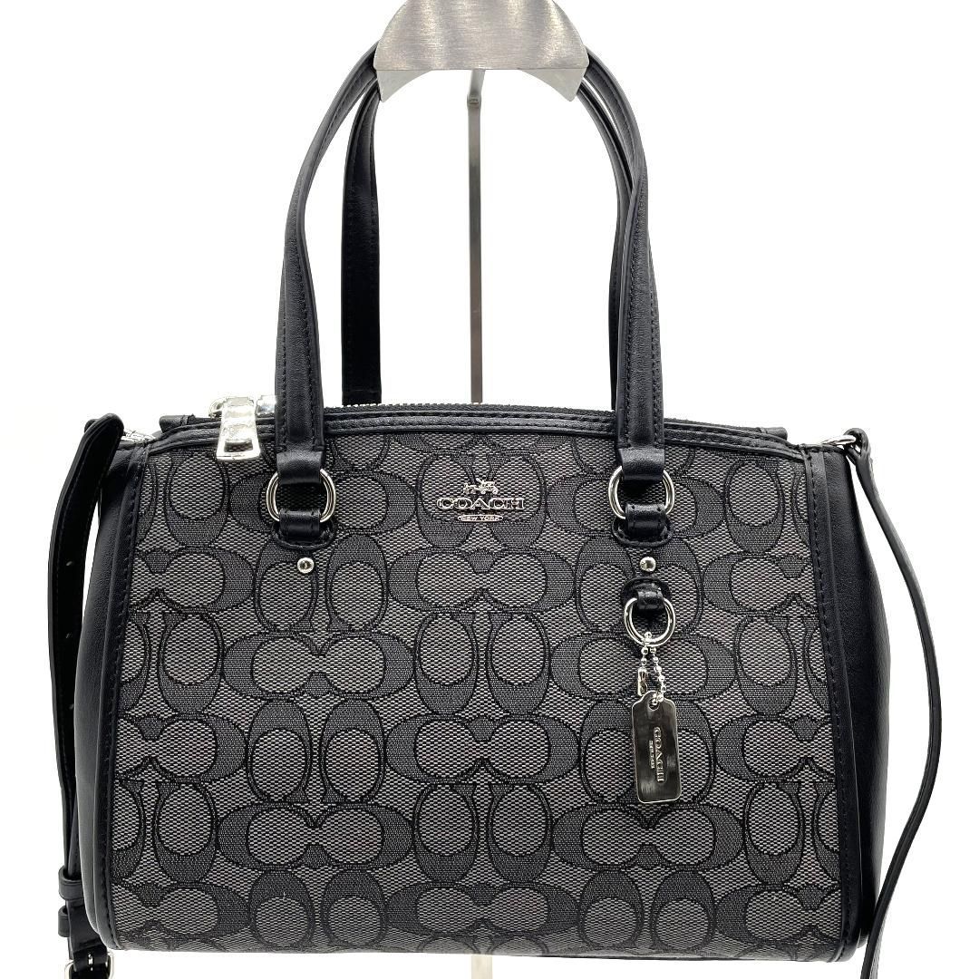 レディース COACH コーチ トートバッグ 2WAY シグネチャー キャンバス 