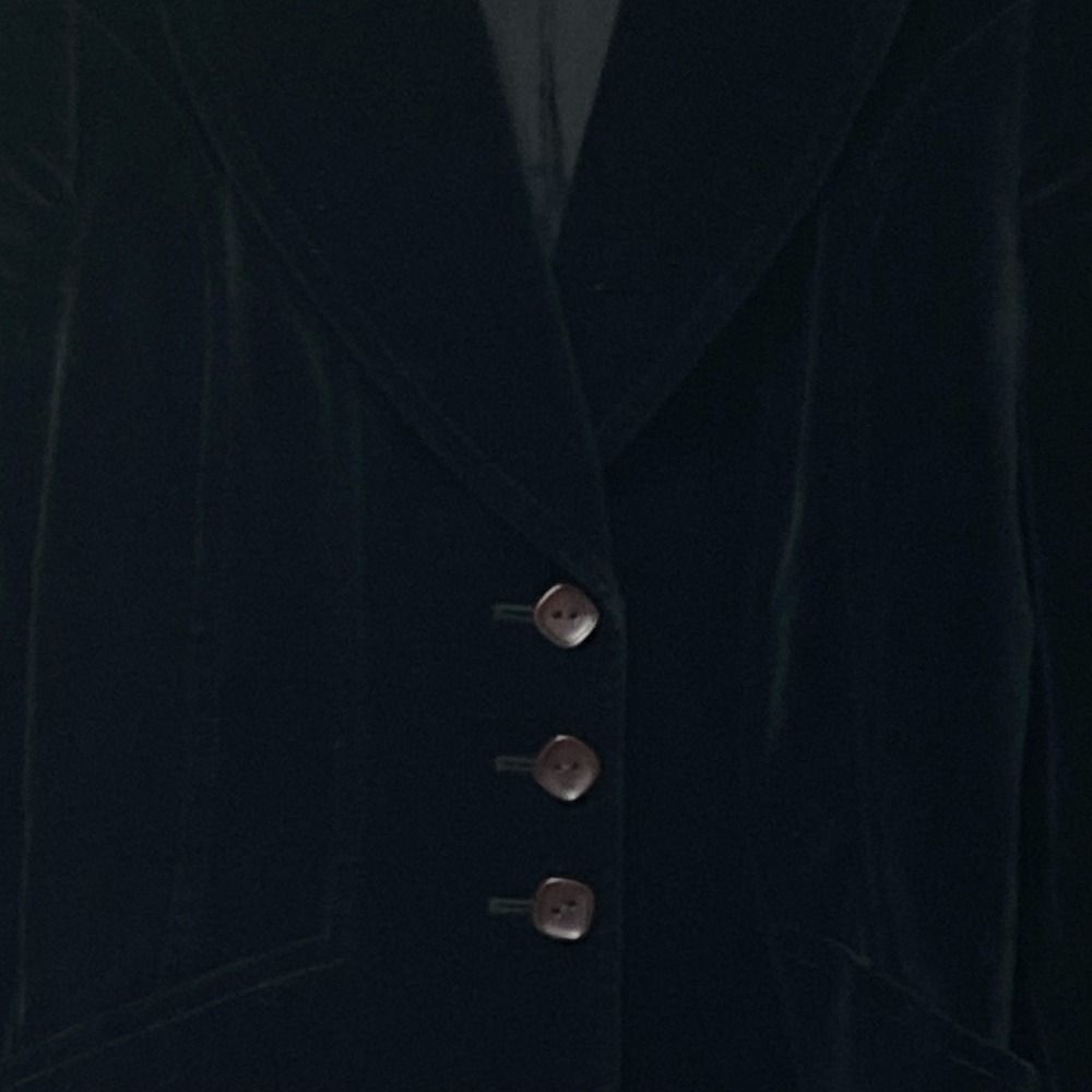 ★美品 Lサイズ★ キャサリン ハムネット ベロア テーラード 日本製 ブラック 美品 KATHARINE HAMNETT キャサリンハムネット ベロアジャケット