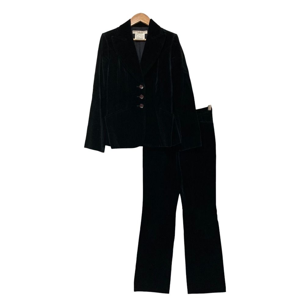 美品 KATHARINE HAMNETT キャサリンハムネット ベロアジャケット