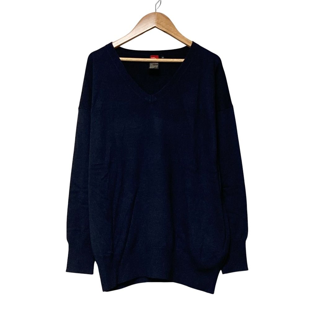 DOUBLE STANDARD CLOTHING ニット 36 ネイビー DOUBLE STANDARD CLOTHING ニット 36 ネイビー