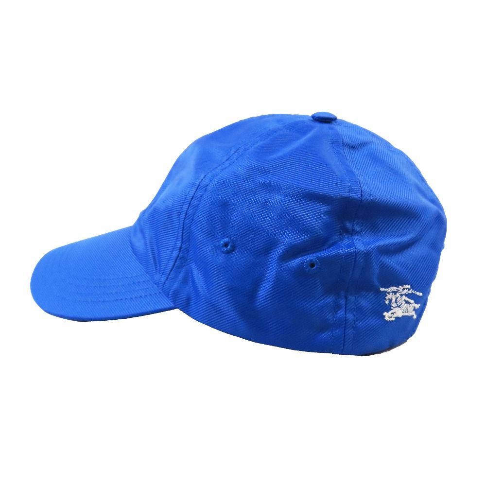 バーバリー ダニエル リー ナイロン ベースボール キャップ 帽子 ロゴ 刺繍 8077024 ブルー メンズ レディース 古着