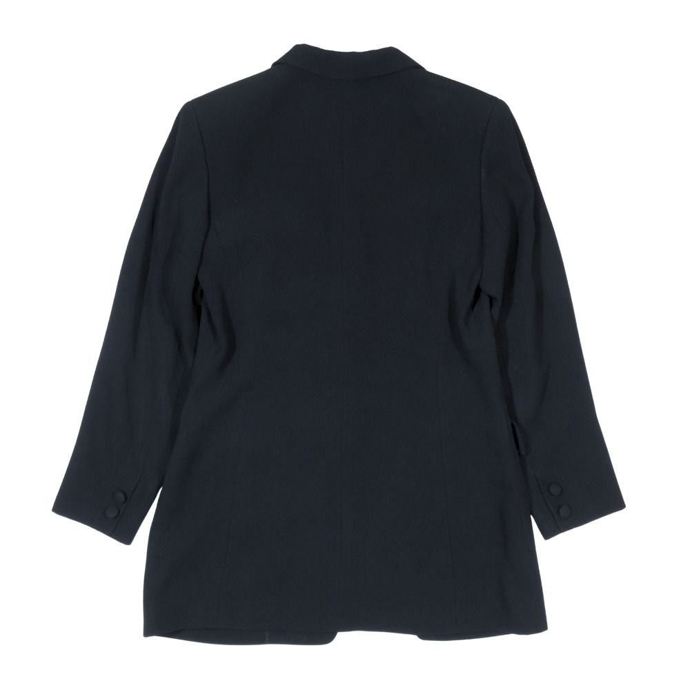 ヨシエイナバ レディース ジャケット ブレザー 黒 テーラード 38 美品 L'EQUIPE YOSHIE INABA レキップ ヨシエイナバ テーラード