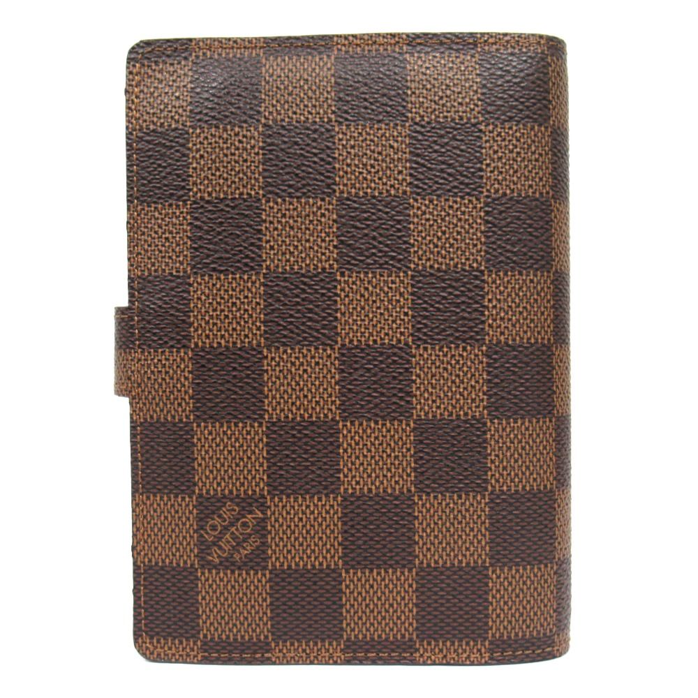 LOUIS VUITTON ルイヴィトン ダミエ アジェンダ PM 手帳カバー ケース R 20700 茶 ブラウン メンズ レディース 古着