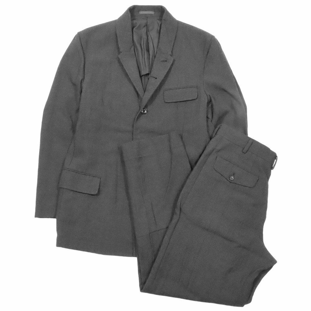 99 ss COMME des GARCONS HOMME コムデギャルソンオム スーツ セットアップ テーラードジャケット パンツ ヴィンテージ S グレー メンズ 古着