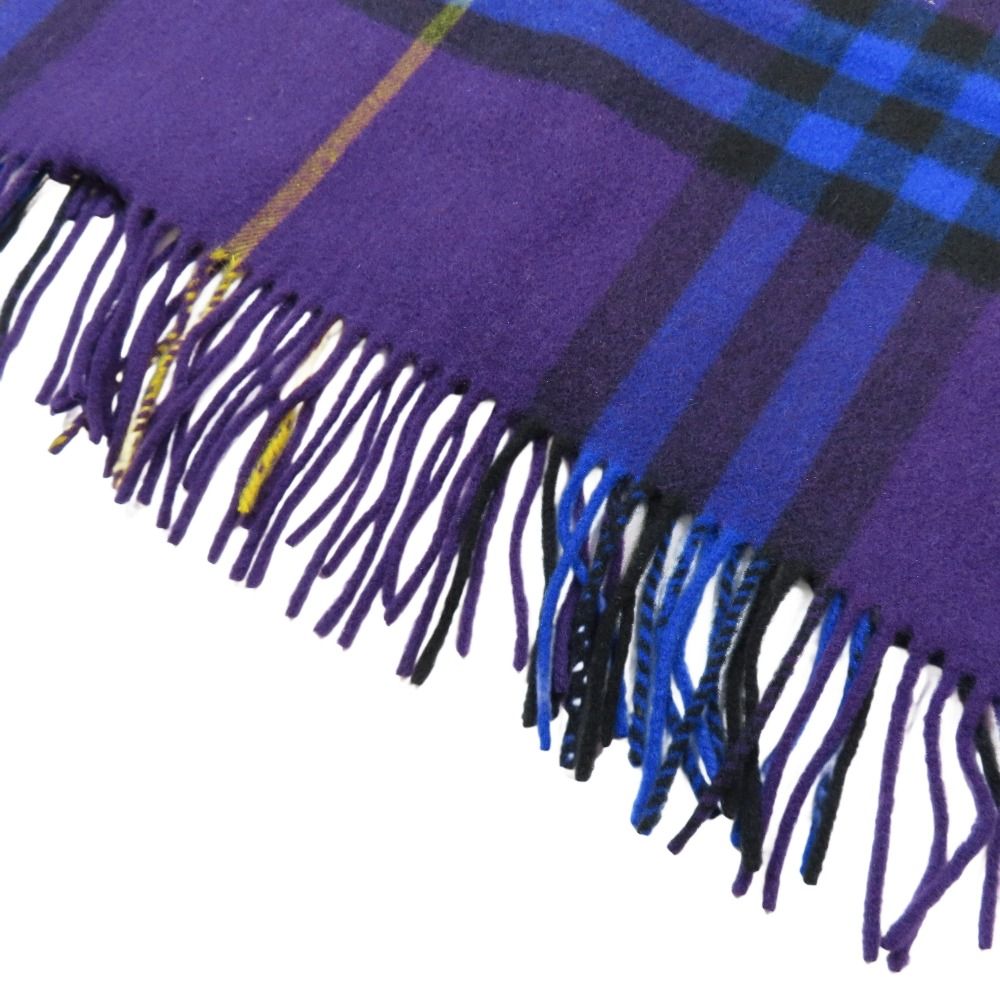 未使用 BURBERRY バーバリー カシミヤ100％ チェック柄 マフラー