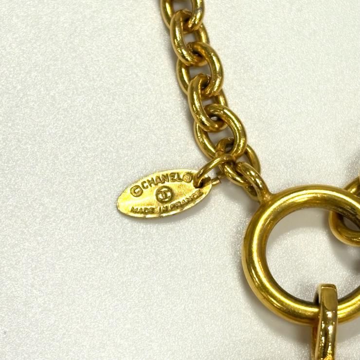 シャネル CHANEL マトラッセ ヴィンテージ ココマーク ネックレス GP