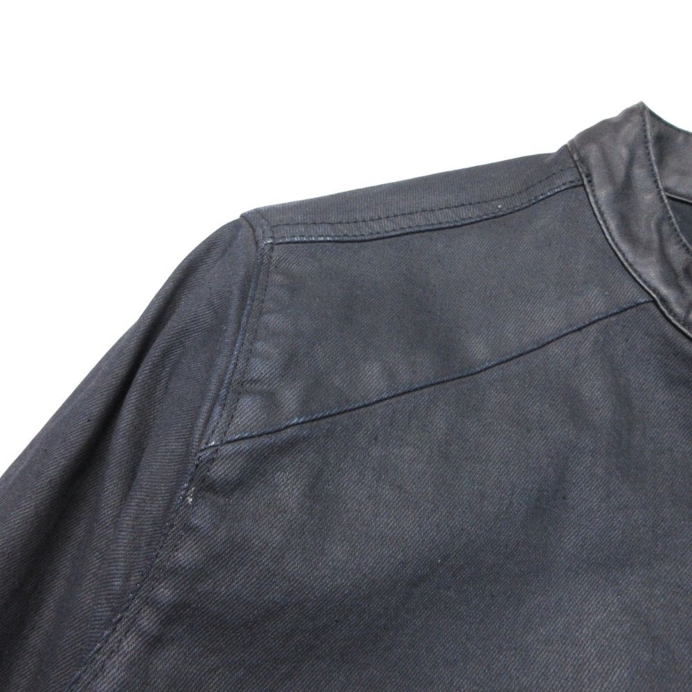 美品 G-Star RAW ジースターロウ コーティングデニム ライダース 