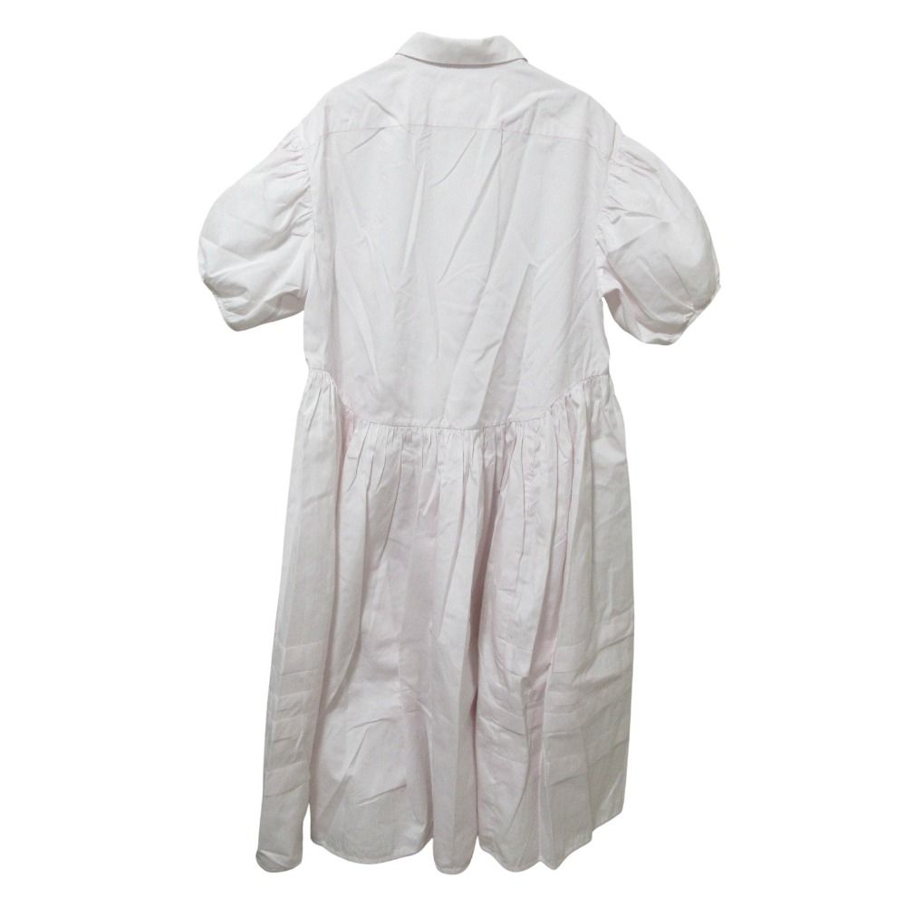 クリーニング済 Cecilie Bahnsen セシリーバンセン MARGO DRESS 半袖 ロング ワンピース 10 ピンク レディース 古着