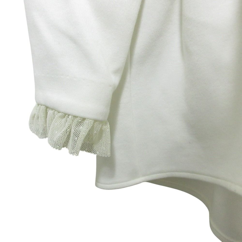  22 AW TSURU By MARIKO OIKAWA ツルバイマリコオイカワ Queenie ペプラム ブラウス 長袖カットソー BL-2229240 F ホワイト レディース 古着 長袖 Tシャツ カットソー