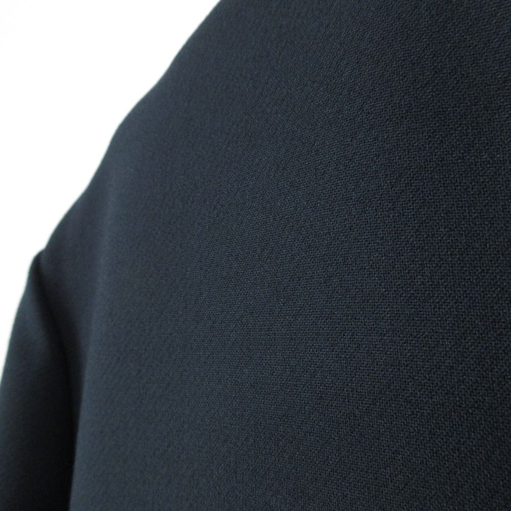  YOKO CHAN ヨーコチャン パールデザインワンピース YCD-620-598 ネイビー レディース 古着 長袖 七分袖 その他