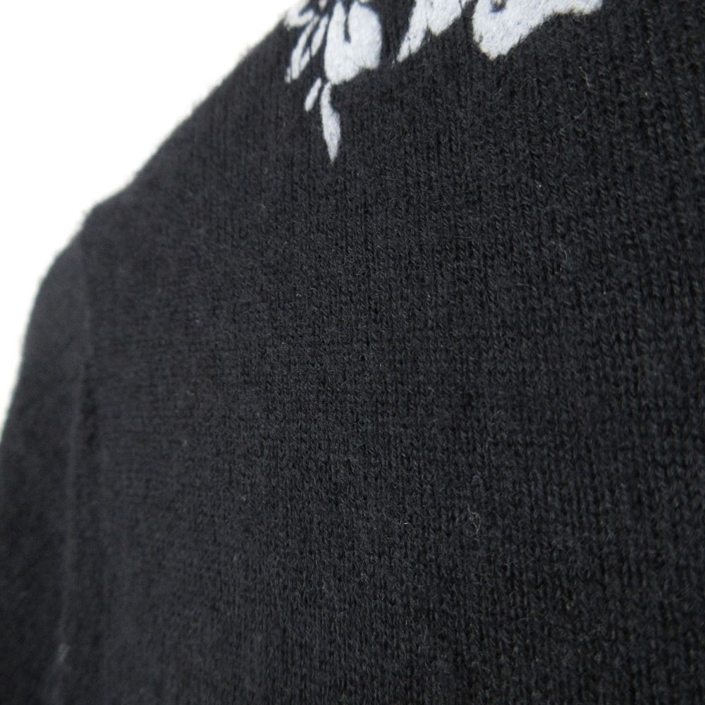 美品 BALLANTYNE バランタイン フラワー柄 カシミヤニットカーディガン