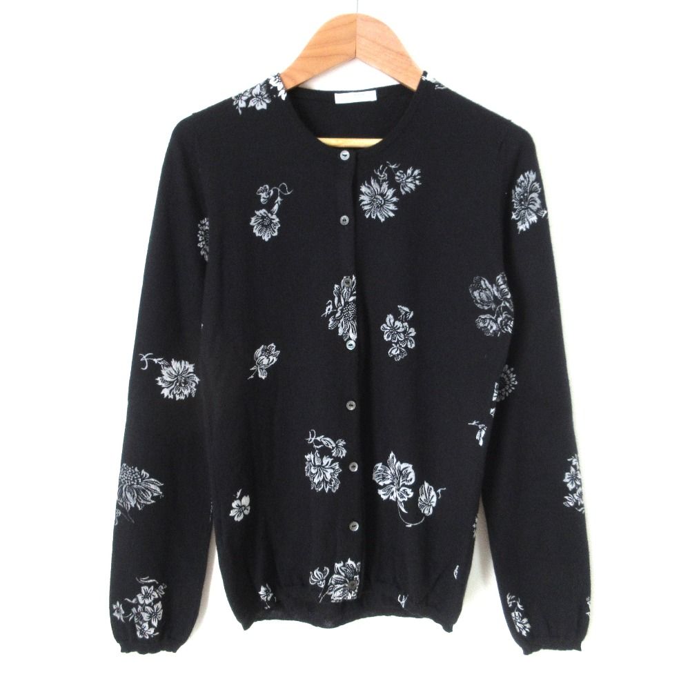 Ballantyne ブラック カーディガン 100%カシミヤ美品 美品 BALLANTYNE × BURBERRY バランタイン バーバリー 別注