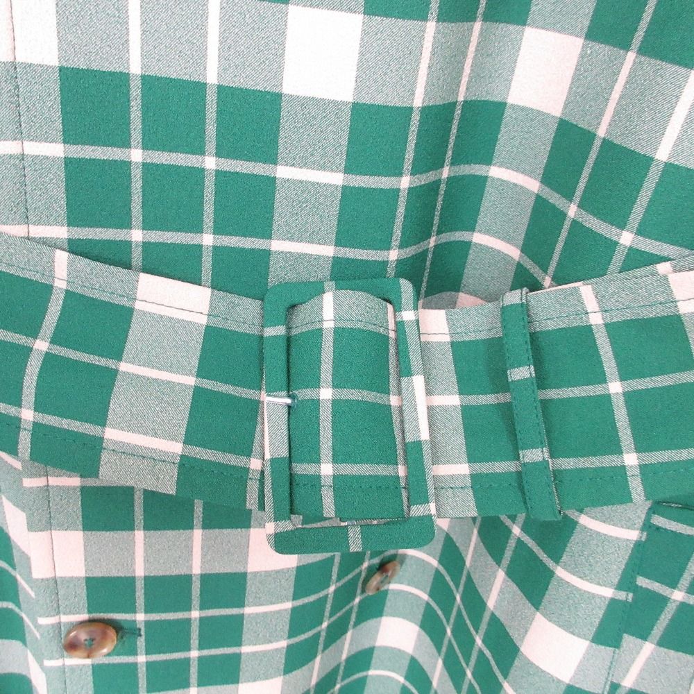 【定価約16万 未使用級 イタリア製】MM6 マルジェラ チェックトレンチコート 定価約16万 未使用級 イタリア製】MM6 マルジェラ チェックトレンチコート