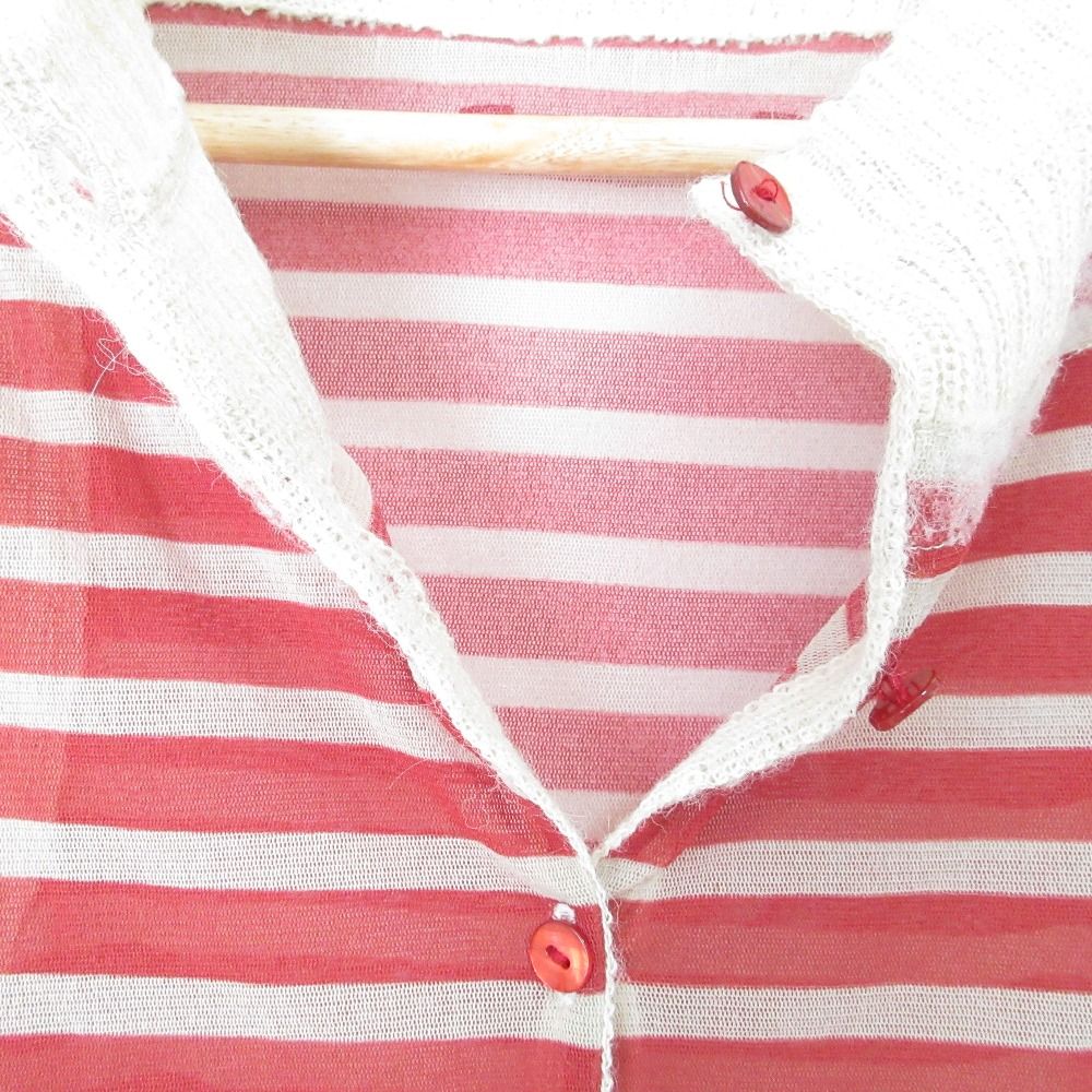 ゆ*ど様 jean paul gaultier ゴルチェ　パワーネットカーディガ 良品 Jean-Paul GAULTIER ジャンポールゴルチエ パワーネット 切替