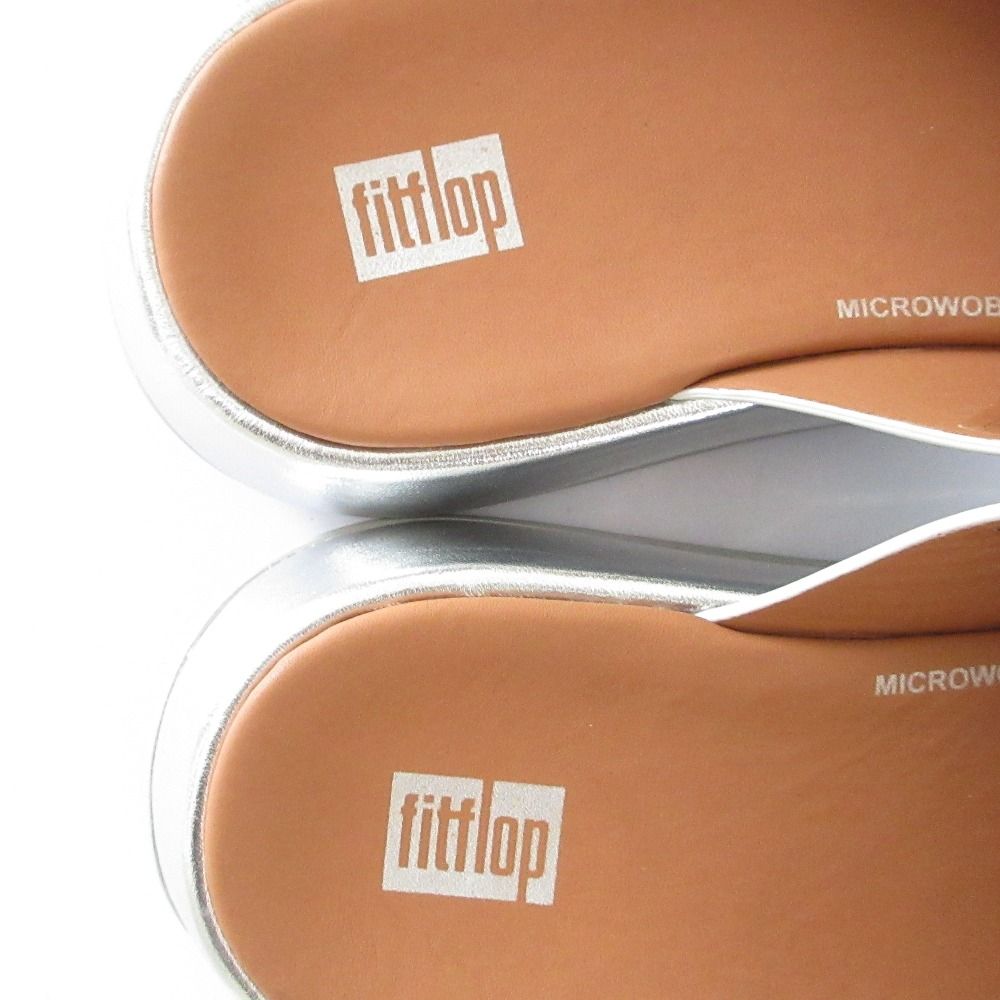  fitflop フィットフロップ ジュエル クロスサンダル UK 5 24 cm相当 シルバー レディース 古着 サンダル サンダル ミュール