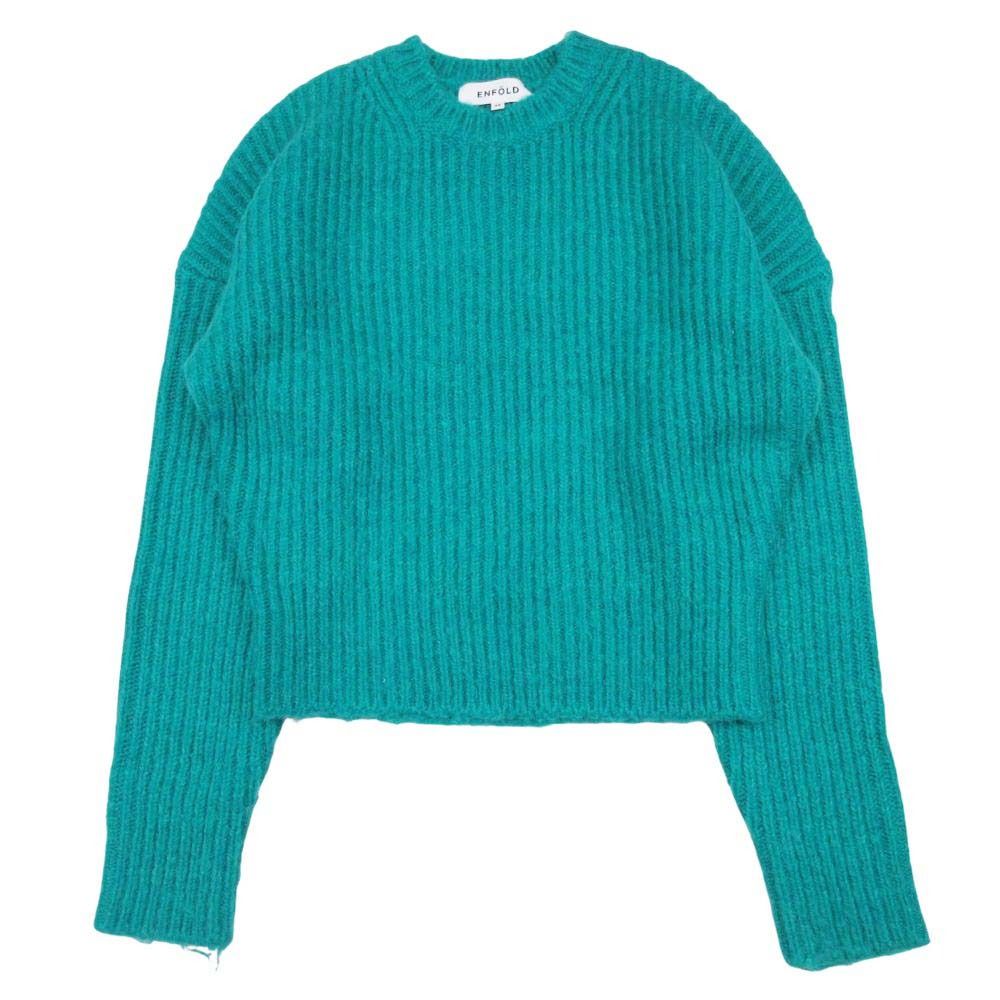 ENFOLD 厚手セーター 中古・古着通販】ENFOLD (エンフォルド) 厚手ニット グレー サイズ:38