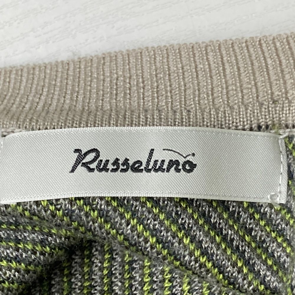 サイズ:6 RUSSELUNO ラッセルノ ウール混 ニットセーター ルチャ 総柄 サイズ:6 RUSSELUNO ラッセルノ ウール混 ニットセーター ルチャ 総柄