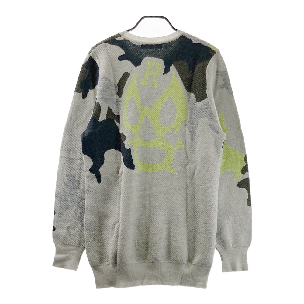 サイズ：6 RUSSELUNO ラッセルノ ウール混 ニットセーター ルチャ 総柄