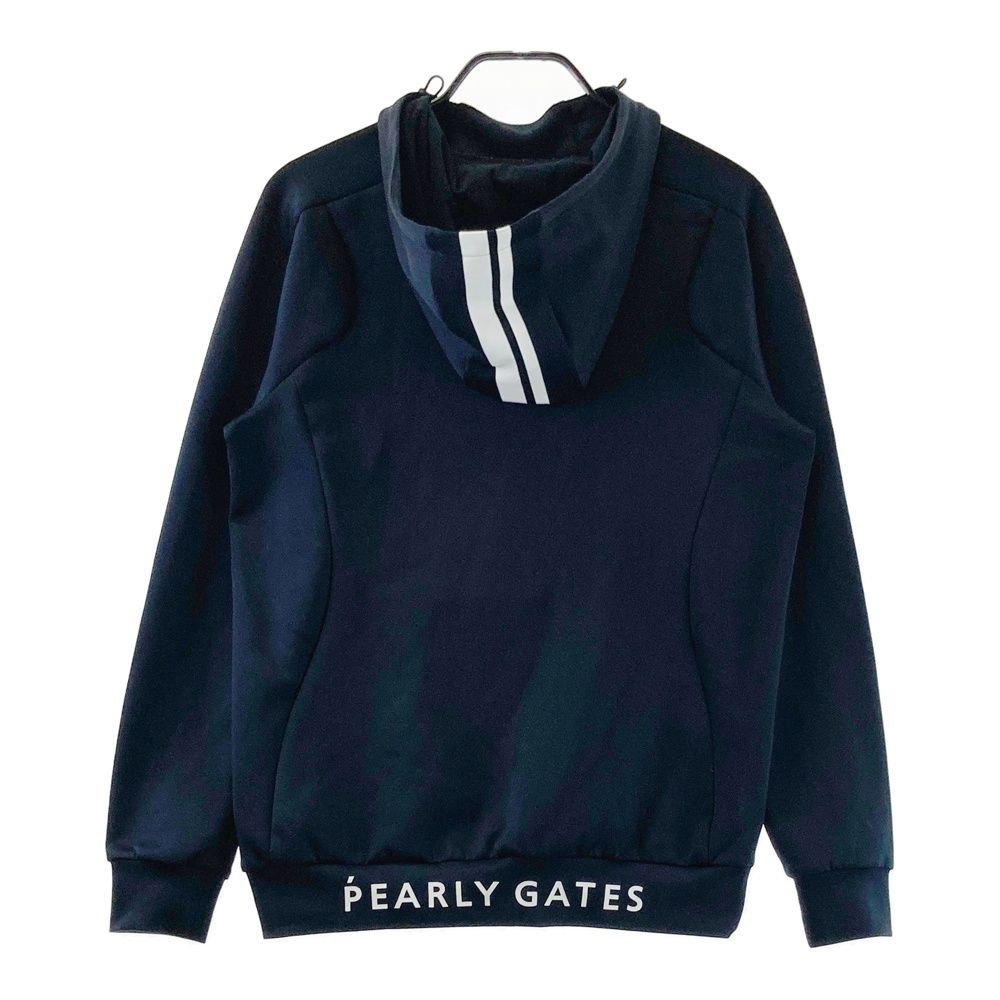 サイズ：4 PGG PEARLY GATES パーリーゲイツ パーカー ネイビー系