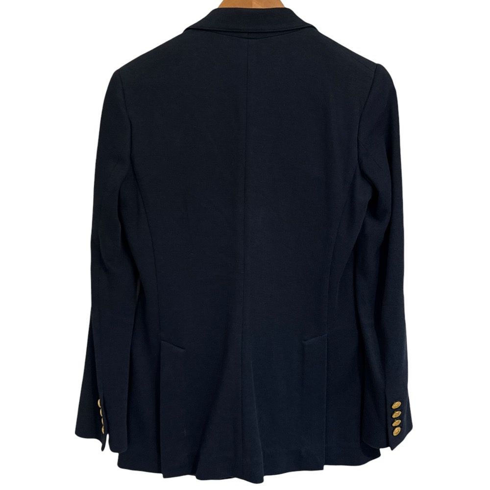 ラルフローレンスウェットテーラードジャケット金釦レディーストレーナー紺ブレザー ラルフローレンスウェットテーラードジャケット金釦レディース