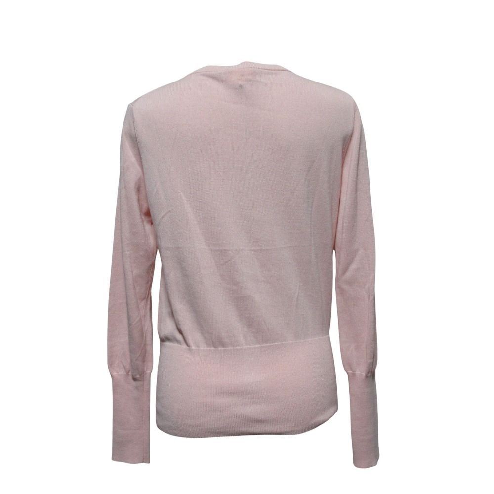 Vivienne Westwood RED LABEL ヴィヴィアンウエストウッド レッドレーベル オーブ刺繍 ニットカーディガン サイズ3 ピンク レディース 古着