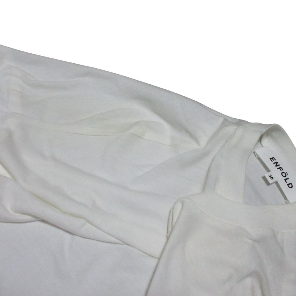 良品 22AW ENFOLD エンフォルド ハイツイストWO SHIRT カットPULLOVER