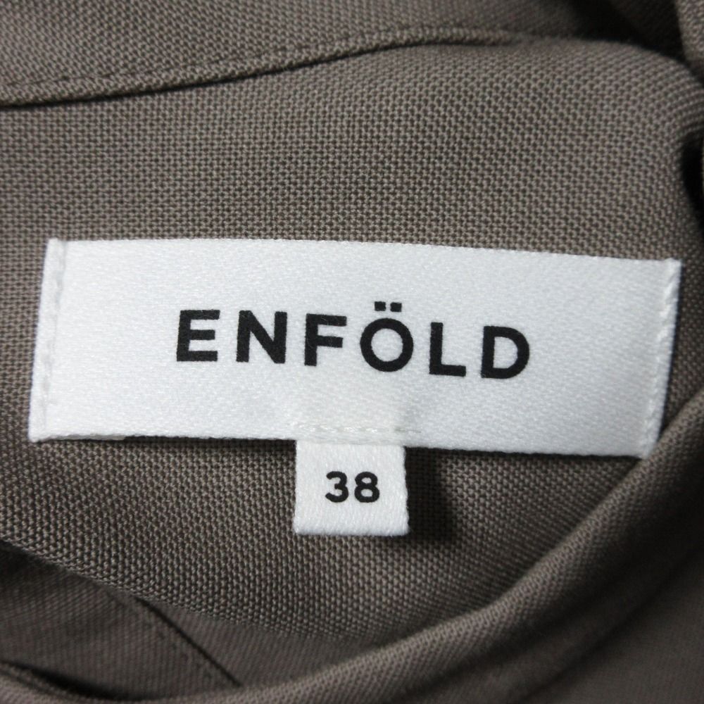 良品 22AW ENFOLD エンフォルド ハイツイストWO SHIRT カットPULLOVER