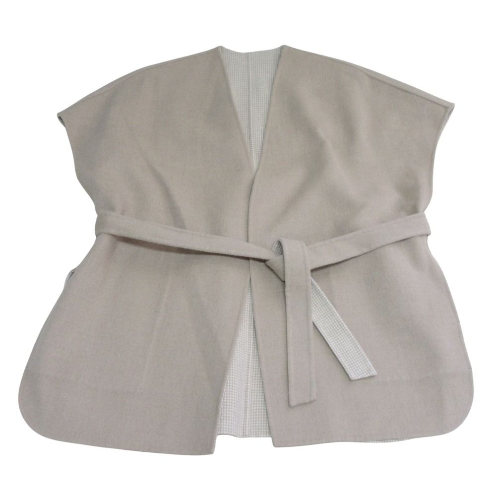 短期間限定】Drawer ウールベスト 36 ドゥロワー クリーニング済 短期