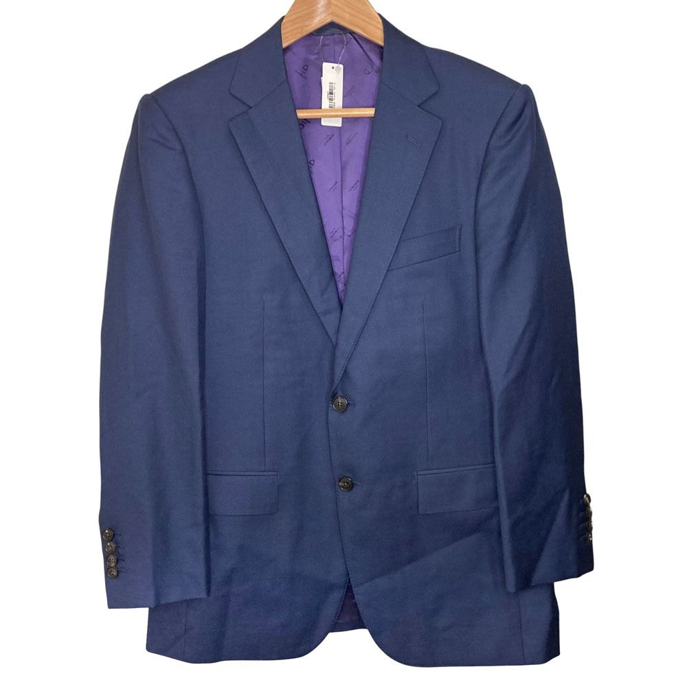 美品 DORMEUIL ドーメルブティック ソリッド ウールシルク シングル